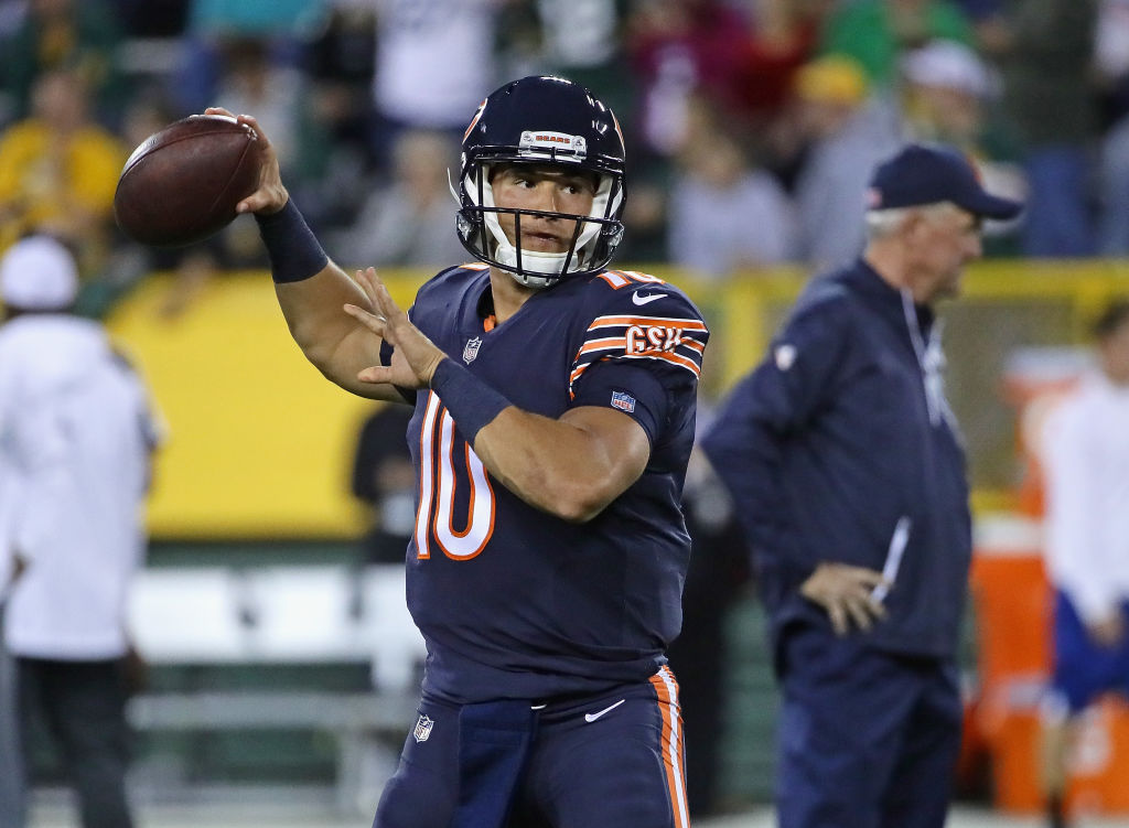 Mitchell Trubisky Humbly Credits John Fox After 2017 Season Finale