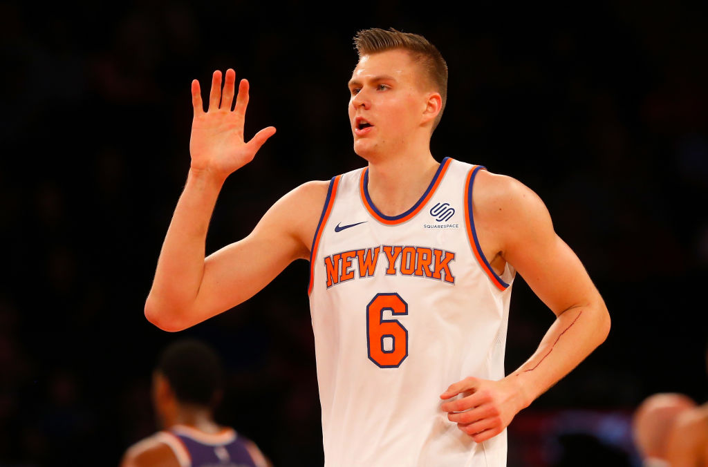 Watch: Kristaps Porzingis Throws A Block Party Against Charlotte