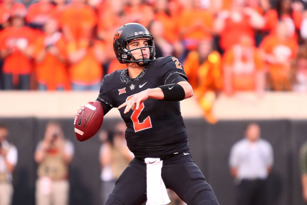 Oklahoma State Cowboys' Mason Rudolph Wins Johnny Unitas Award